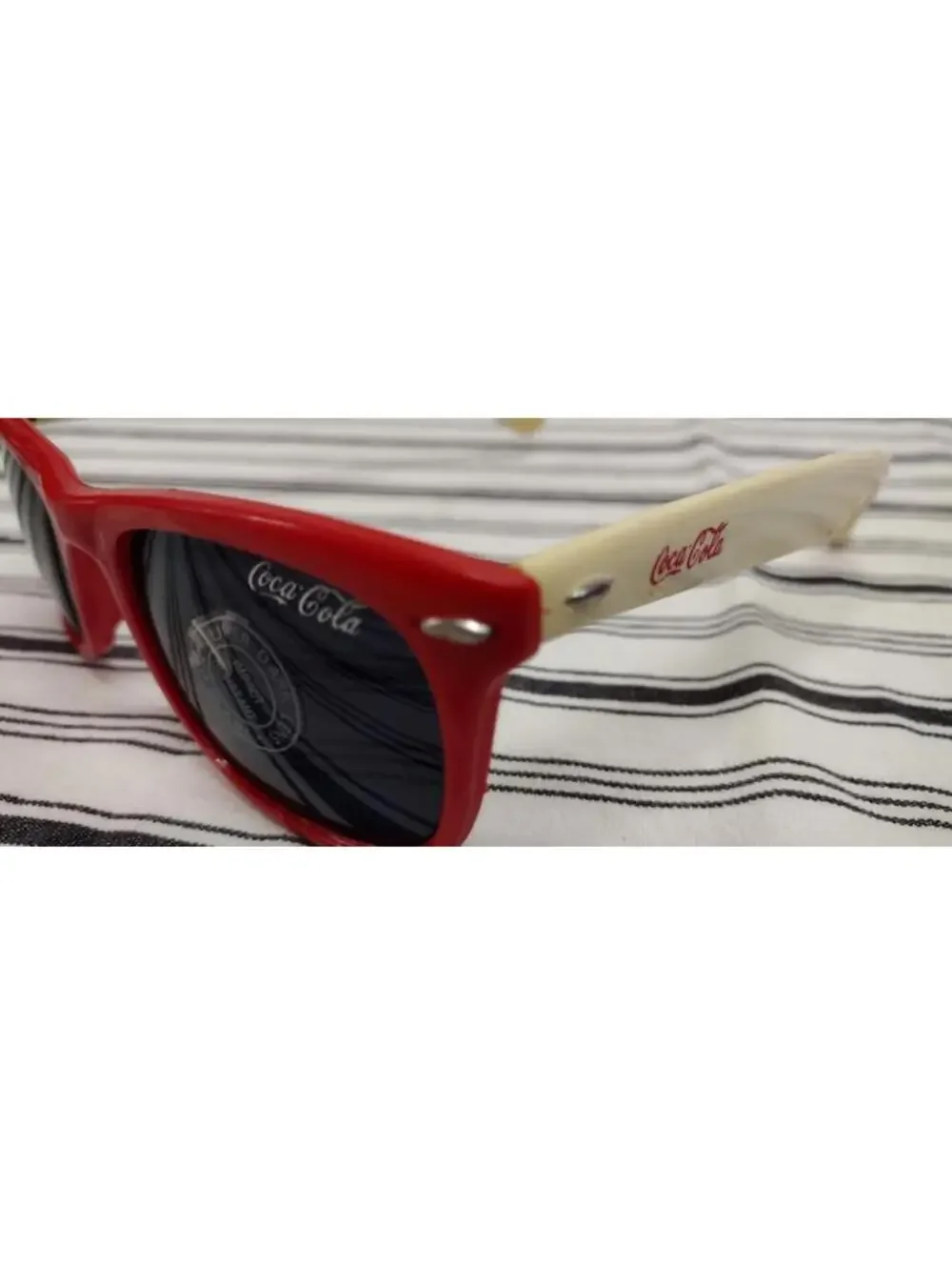 Vintage 1980s Coca Cola Children's Size Red Eyeglasses 1980s does 1950s Colors